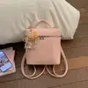 Bolso de Mano Sencillo para Mujer 2026 Nuevo Modelo Estilo Nicho de Alta Gama con Patrón de Lichi, Bolso Cruzado de Hombro Único, Mochila Elegante para Salir