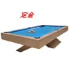 Mesa de Billar de Madera Maciza Tipo Estándar Mesa de Nueve Bolas para el Hogar Mesa de Ocho Bolas Comercial Mesa Inclinada de Madera Multifuncional Tres en Uno para Villa Mesa de Billar