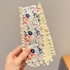 Franja de Crochê para Crianças, Aplique de Cabelo de Tricô para Meninas, Extensão de Cabelo Não Danificadora, Faixa de Cabelo Alargada com Fita Mágica para Meninas, Ferramenta para Organizar o Cabelo
