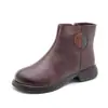[Liquidación] Zapatos de Mamá, Zapatos de Algodón de Invierno con Forro de Felpa Adicional para Calidez, Botines para Mujer, Zapatos de Cuero Antideslizantes de Invierno para Personas de Mediana Edad