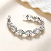 Pulsera Versátil de Zirconia Gota de Agua para Mujer de Aliexpress, Joyería de Moda Multicolor para el Día a Día