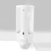 Dispensador de jabón para pared sin taladro, fijación sin rastro, dispensador de champú y gel de ducha tipo prensa para hotel para baño
