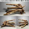 Ornamento de Paisaje de Madera para Acuario Tamaño Pequeño Puente de Arco de Madera de Tejo Morado Natural Tocones de Árboles Sudamericanos Plataforma para Tomar el Sol de Tortuga Escondite Pilar Hundido