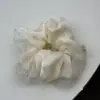 Estilo Coreano Doble Capa Malla Puntos Lunares Intestino Grueso Goma para el Cabello Gama Alta Cola de Caballo Baja Flor Cuerda para el Cabello Accesorio para el Cabello