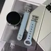 [Pulseira] Adequada para Pulseira Huawei Gt7 Watch6 Flor de Íris Couro Napa Pulseira de Pulso para Meninas High-End