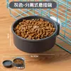 Tigela para Gato Tigela para Pet Dispenser de Água Suspenso Tigela de Ração para Cachorro Tigela de Comida Plástica Fixa na Grade Tigela para Água de Gatinho Suprimentos para Pet
