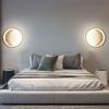 2024 nova lâmpada de cabeceira lâmpada de parede quarto criativo moderno simples quarto infantil lua lâmpada de parede decorativa