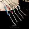 Pulsera con Cierre Ovalado de Circonita Irregular, Sensación de Lujo Ligero y Gama Alta, Moderna, Única, Exquisita, Joyería de Mano Versátil al por Mayor