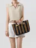 Bolso de Madera de Arce ENSPT para Mujer, Bolso de Viaje Casual con Cuentas, Bolso Tejido Transfronterizo Europeo y Americano, Bolso Grande de Cuentas de Madera para Mujer