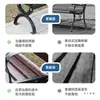 Silla de Parque Banco Exterior Banco Exterior Asiento de Ocio para Patio Madera Maciza Anticorrosiva Madera Plástica Respaldo de Hierro Silla de Fila