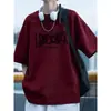 Camiseta de Manga Corta para Estudiante de Secundaria Americano Ropa de Verano para Hombre 2026 Nuevas Camisetas de Manga Corta Casuales de Moda de Verano
