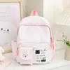 Estilo Japonés Puntos Conejito Estilo Suave Bolso de Doble Hombro Dulce Femenino Estudiante Salida de Fiesta Picnic Atmósfera Mochila Pequeña