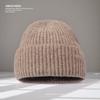 Gorra con Logo Personalizado para Mujer en Otoño e Invierno Circunferencia de Cabeza Grande Bordada Estampada Gorra de Lana Cálida Protección para los Oídos Gorra para el Frío Venta al por Mayor Gorra de Punto
