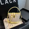 Bolsas Femininas Transfronteiriças Moda Nova Primavera Bolsa de Mão Bolsa Saco Design de Nicho Bloqueio de Cor Bolsa de Ombro Único Transversal