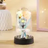 Buquê de Flores Eternas em Acrílico Luminária de Mesa Ornamento Estilo Ins Presente para Professor, Namorada, Presente Criativo de Aniversário e Dia dos Namorados