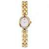 Mia Myar Estilo Vintage Oval Retro Simple Antiguo Exquisito Compacto Reloj de Mujer Elegante Reloj para Dama