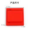 Cubierta de Silicona Personalizada para Interruptor Cuadrada Universal 86 Cubierta Protectora para Toma de Corriente Logotipo Impreso Impermeable Aislante Cubierta para Interruptor