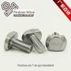Ponto de fábrica 304 ranhura T-Bolt de aço inoxidável T-Bolt 304T-Bolt parafuso de perfil de alumínio