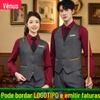 Atacado Outono Masculino e Feminino Manga Longa Restaurante Hotel Bar Sala de Bilhar Clube Roupa de Trabalho Catering Ktv Uniformes Pessoal de Serviço