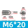 En stock 304 tornillo de bola de hexágono interior tornillo de bola de acero inoxidable con bola de acero posicionamiento máquina de bola medidor tornillo tornillo