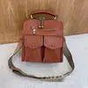 Bolso cruzado casual de cuero Mukari con múltiples bolsillos, nuevo y versátil, mochila y bolso cruzado multifuncional de moda 2025