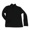 Ropa infantil al por mayor camiseta interior para niñas otoño e invierno nueva de terciopelo alemán de cuello semi-alto para niños chaqueta cálida de color liso para niños y niñas