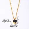Collar de Zirconia con Corazón Multicolor Estilo Ins, Diseño Versátil de Nicho, Cadena para Clavícula Chapada en Oro, Joyería de Exportación