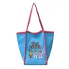 Bolsa Tote Original Bordada Estilo Floresta 2025 para o Dia a Dia, Grande Capacidade, Bolsa de Mão Desenho Animado Ins, Sacola de Compras, Bolsa de Ombro