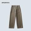 Pantalones Casuales de Negocios Nuevos 2024 para Hombre APO Ropa de Hombre Otoño e Invierno Espesor de Sentido Avanzado Pantalones Rectos Sueltos Coreanos