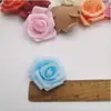 Ventas Directas de Fábrica 4cm PE Borde Rizado Cabezas de Rosa de Espuma Cadena de Luces LED Decoración Flores Rosas del Día de San Valentín DIY