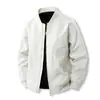 Jaqueta masculina de marca moderna estilo Hong Kong 2026 primavera/outono nova moda casual gola alta estilosa workwear jaqueta bomber de voo