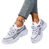 Zapatos para Mujer 2026 Primavera Nueva Moda Zapatos para Mujer de Tejido Volador Ligeros Transpirables Zapatos de Papá Talla Grande Zapatos para Mujer Transfronterizos Dropshipping