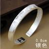 Pulseira Coração Preto Sutra de Prata Tibetana Banho de Prata Atacado Prata Tibetana Atacado Onda de Casal Romi Multi-pulseira Venda Direta da Fábrica