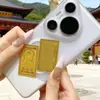 Oro Puro 999 Ocho Deidades Guardianas Pegatinas de Oro Signo del Zodíaco Guardián Buda Pegatinas para Teléfono Móvil para Tiendas de Oro para Atraer Clientes Transmisión en Vivo