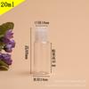 Botella de plástico PET con tapa de mariposa, 10-300 ml, para loción cosmética, para pesca, medicina pequeña