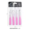 Set Personalizado de Herramientas para el Cuidado de Cejas para Principiantes 7 Piezas Depilador de Cejas Pinzas Raspador Tijeras