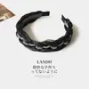 Diadema de Malla Trenzada con Pedrería de Lujo Ligero para Mujer, Aumenta la Altura en la Coronilla, Hace que el Rostro Parezca Más Pequeño, Diadema de Moda y Versátil, Pinza para el Cabello de Borde Ancho