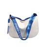 Bolso bandolera informal de lona de gran capacidad para mujer, nuevo y moderno bolso bandolera sencillo de nailon para el hombro.
