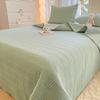 Conjunto de três peças de capa de cama acolchoada de algodão lavável classe A para comércio exterior, lençol de cama de tatame espesso lavável à máquina, capa universal Kang Four Seasons