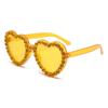 Otoño 2023 Nuevas Gafas de Sol Europeas y Americanas Amor Diamante Gafas Moda Gafas de Sol Corazón de Durazno Gafas de Sol de Mujer