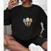 Moletom com Gola Redonda Temático de Halloween Adequado para Plataformas de E-commerce de Exportação Transfronteiriça com Estampa para Venda no Atacado de Peça Única