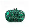 Bolsa de Noite Estilo Europeu e Americano Bolsa de Noite Clutch Vazada Bolsa de Festa à Noite Bolsa de Banquete Strass