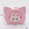 Nuevo Monedero de Silicona con Forma de Gato Agujero Decorativo DIY Bolsa de Almacenamiento Estuche para Auriculares Colgante para Llavero Bolsa Venta al por Mayor