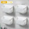 Caja de almacenamiento para toallas faciales, almacenamiento secundario de toalla suave de algodón facial usada, estante de pared para lavabo de baño