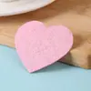 Jabón Facial Colorido en Forma de Corazón Algodón de Pulpa de Madera Comprimido Esponja Limpiadora Desmaquillante Esponja de Pulpa de Madera Absorbente Lavavajillas Venta al por Mayor