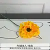 Novo Toque de Luxo Decoração de Móveis Hidratante para Sala de Jantar Mesa de Jantar Arranjo de Flores Casamento Papoula de PU Flor Artificial
