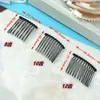 Coroa de noiva pente de cabelo de 20 dentes aço espesso de alta qualidade pente de arame acessório de cabeça atacado venda quente acessórios de cabelo acessórios diy