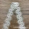 Nueva serie de encaje bordado de encaje código de barras 2.5CM de ancho accesorios para ropa de mujer accesorios de ropa encaje de seda de leche