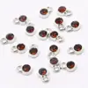 9*6mm 16 Colores Aleación Incrustada de Diamantes DIY Piedra Estrella Piedra de la Suerte Colgante Collar Pulsera Accesorios de Joyería Hecho a Mano