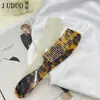 Peine recto retro de ácido acético japonés y coreano Soy un peine antiestático para el hogar accesorios para el cabello peine peine de maquillaje de alta gama